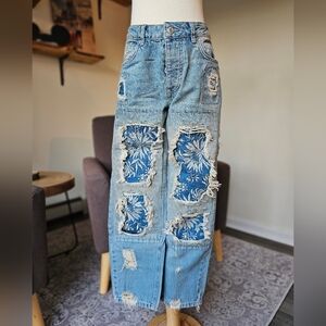 Free People - We The Free - Patchwork Jeans - Size 24